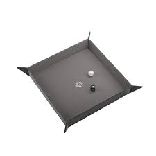 Gamegenic - Magnetic Dice Tray: Square (Black / Gray)